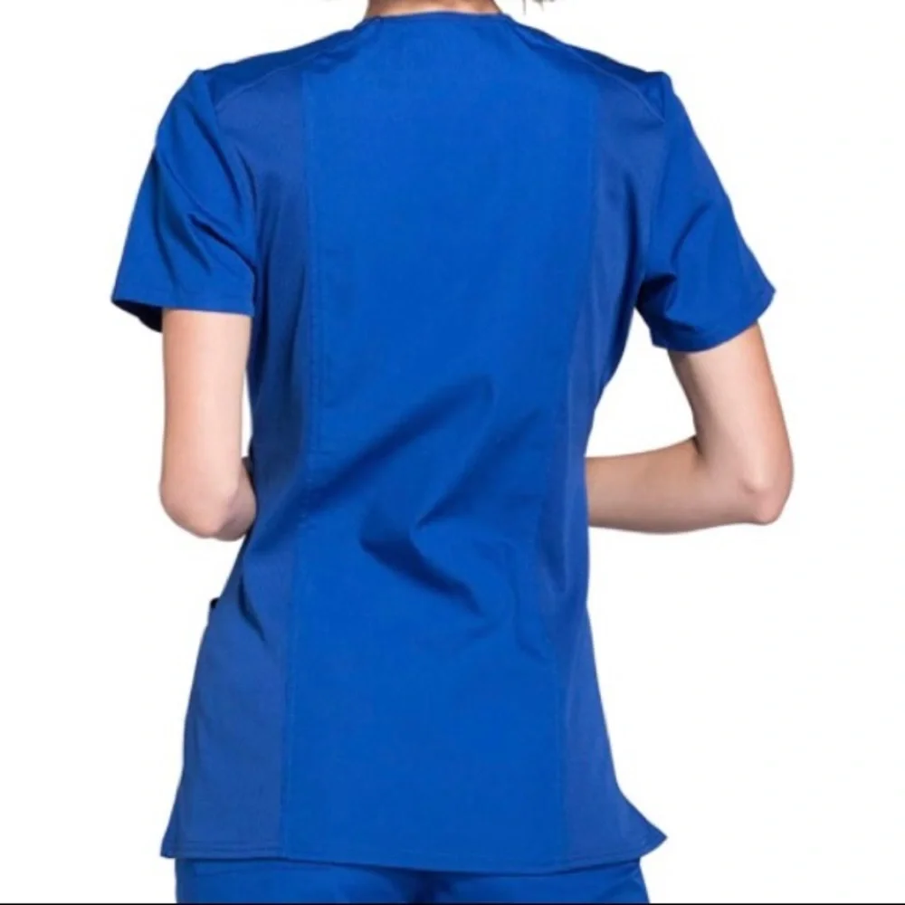Cherokee workwear modern fit/back stretch panels - Sz XS – galaxy blue - Picture 5 of 6